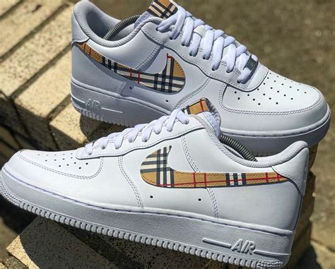 custom af1 burberry|burberry nike air force 1.